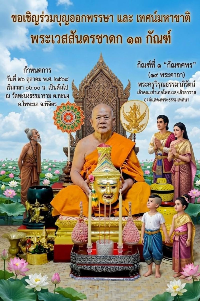 เทศน์มหาชาติพระเวสสันดรชาดก
