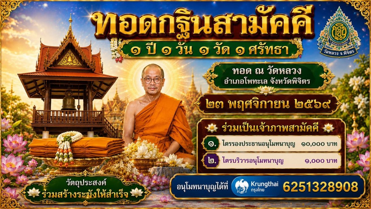 ทอดกฐินสามัคคี