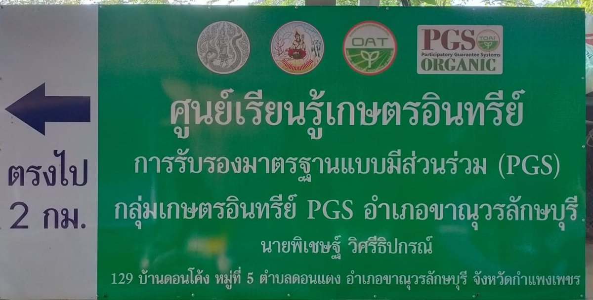 ศูนย์เรียนรู้เกษตรอินทรีย์(GPS) อ.ขาณุวรลักษบุรี