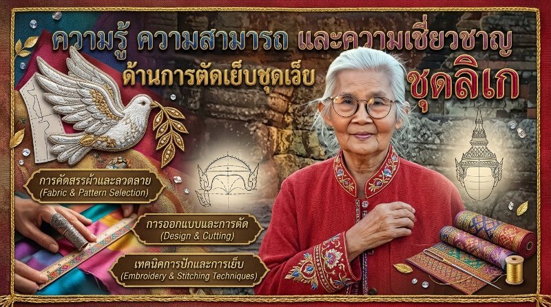 การตัดเย็บชุดลิเก