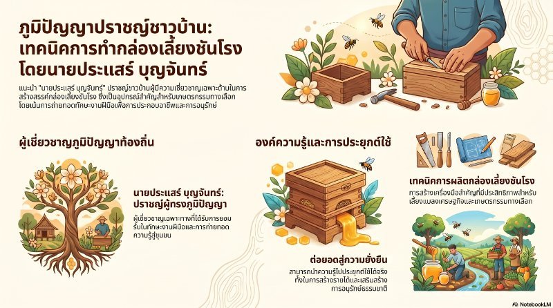 ลุงแสร์ กล่องเลี้ยงชันโรง