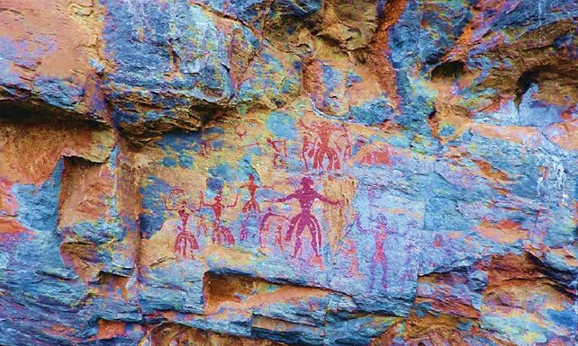 ภาพวาดสีโบราณ 3000 ปี