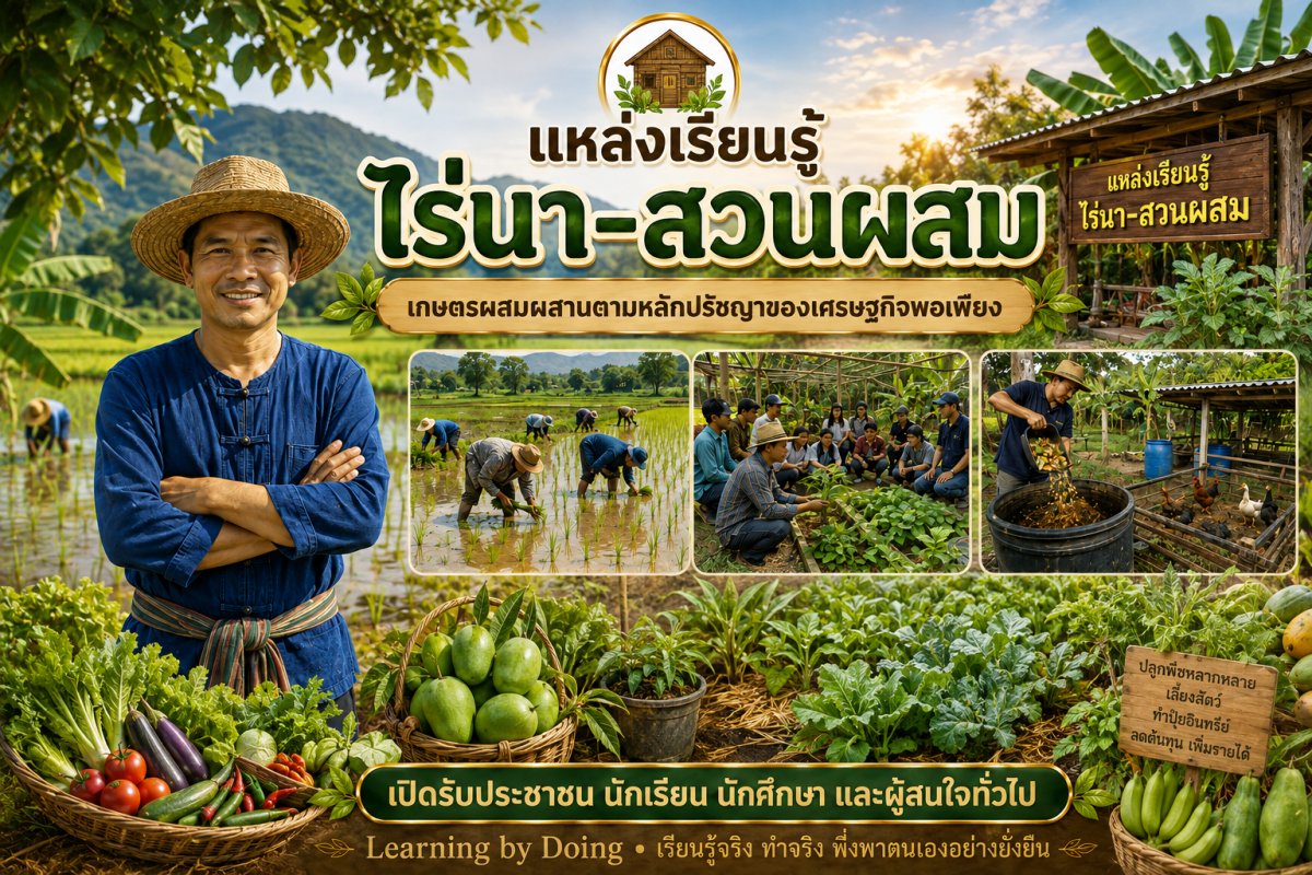 ไร่นา-สวนผสม (นายมิล พุทธิจุณ)
