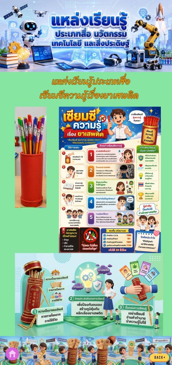 เซียมซีความรู้เรื่องยาเสพติด