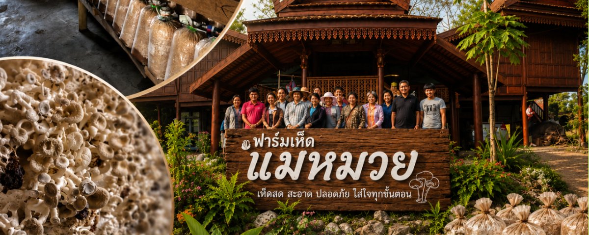 ฟาร์มเห็ดแม่หมวย