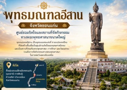พุทธมณฑลอีสาน จังหวัดขอนแก่น
