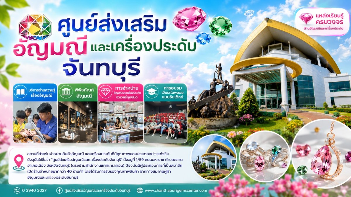 ศูนย์ส่งเสริมอัญมณีและเครื่องประดับจันทบุรี