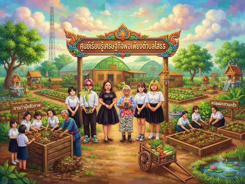 ศูนย์เรียนรู้เศรษฐกิจพอเพียงตำบลโสธร