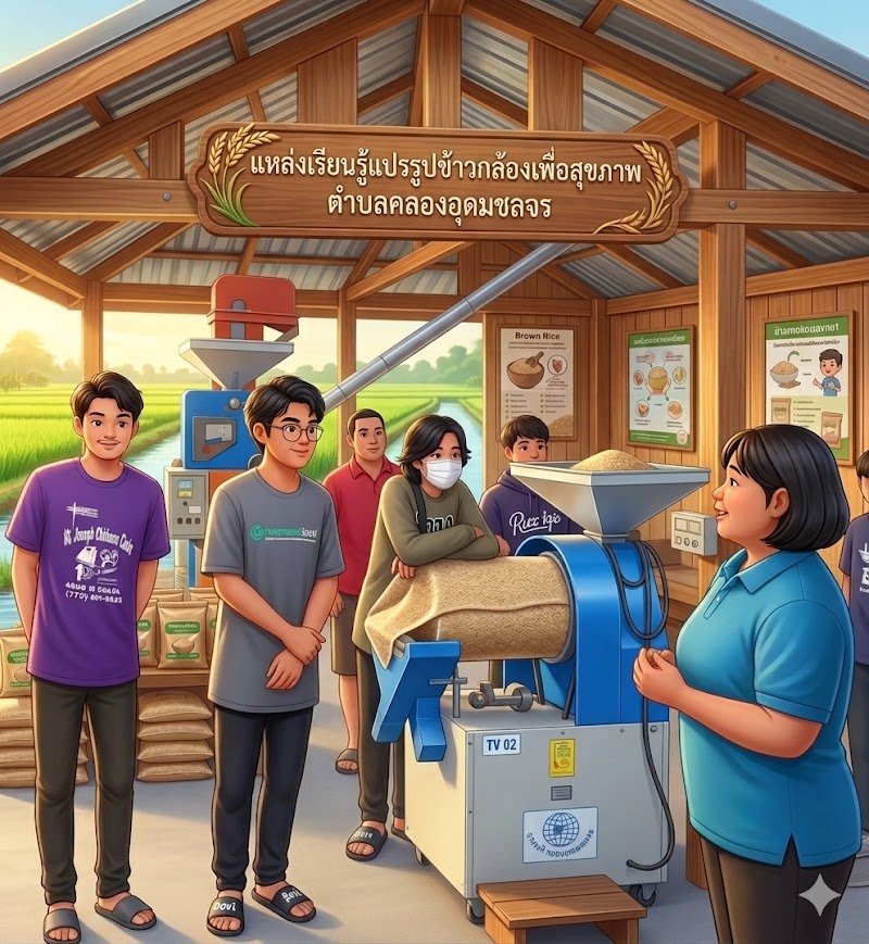 วิสาหกิจชุมชนแปรรูปข้าวเพื่อสุขภาพ