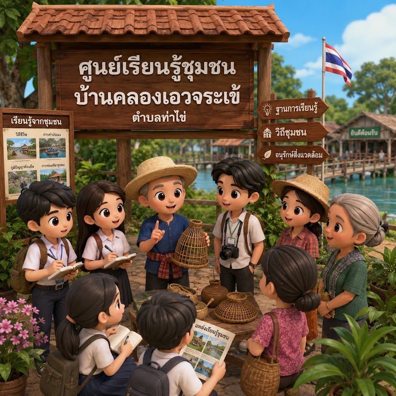 แหล่งเรียนรู้การทำผลิตภัณฑ์จากหวายเทียม