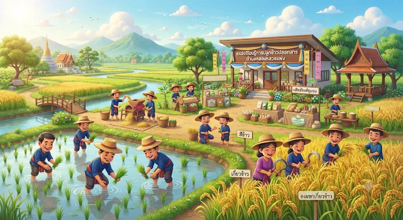 แหล่งเรียนรู้การปลูกผักปลอดสารพิษ