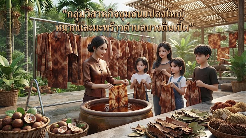 แหล่งเรียนรู้แปลงใหญ่หมากและมะพร้าว