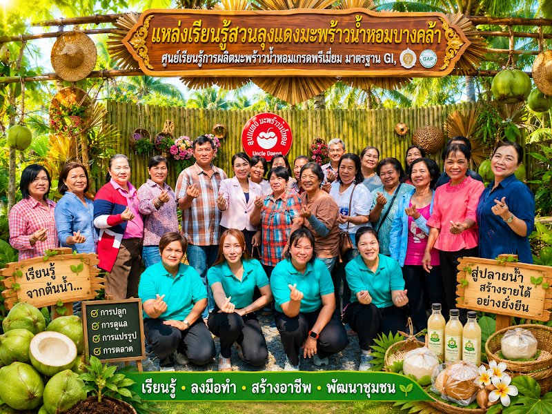  แหล่งเรียนรู้สวนลุงแดง