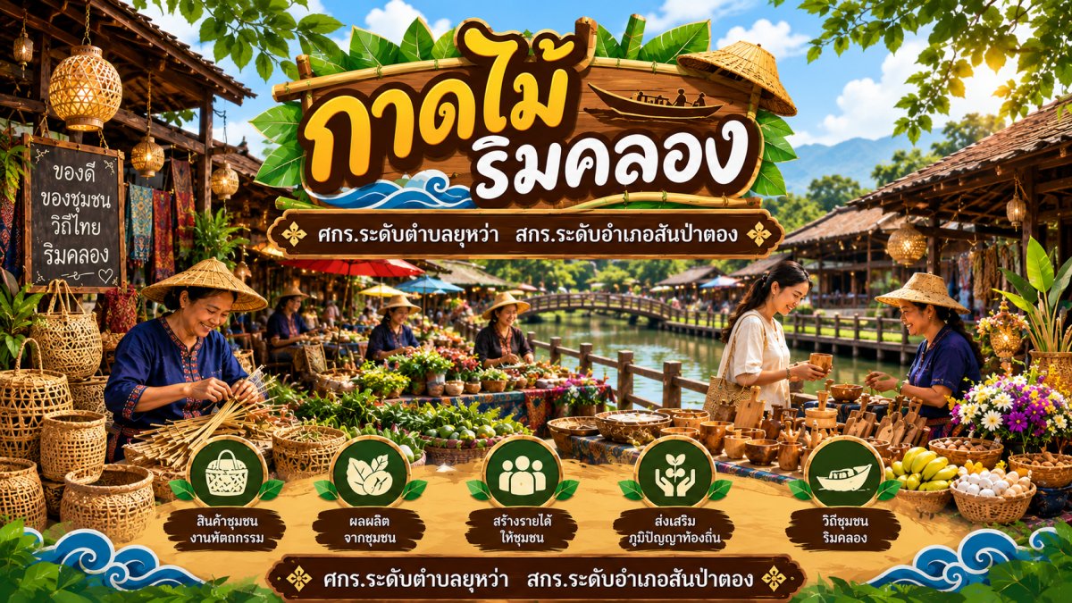 กาดไม้ริมคลอง