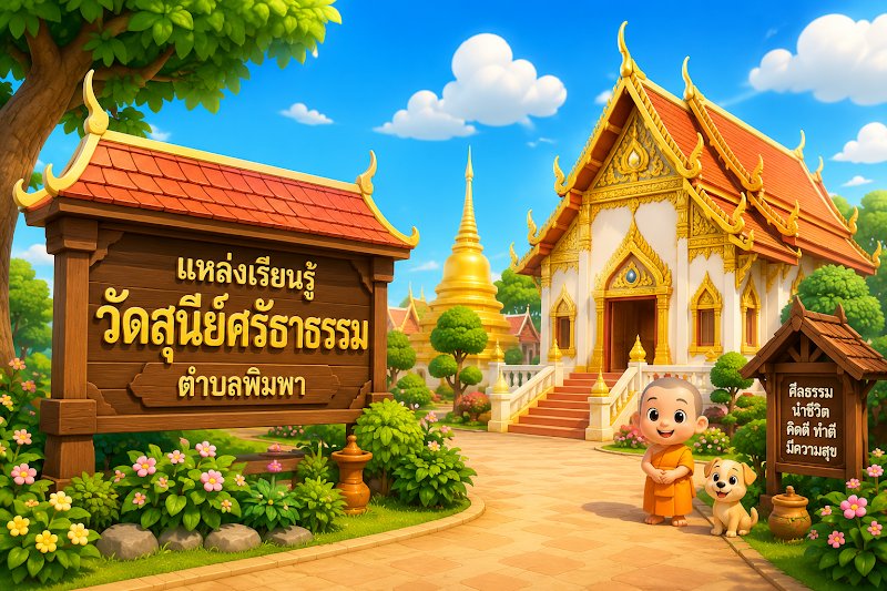 แหล่งเรียนรู้วัดสุนีย์ศรัธาธรรม