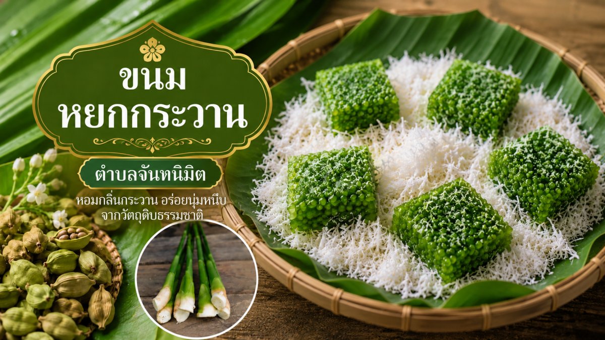 นวัตกรรมการทำผลิตภัณฑ์ขนมหยกกระวาน 