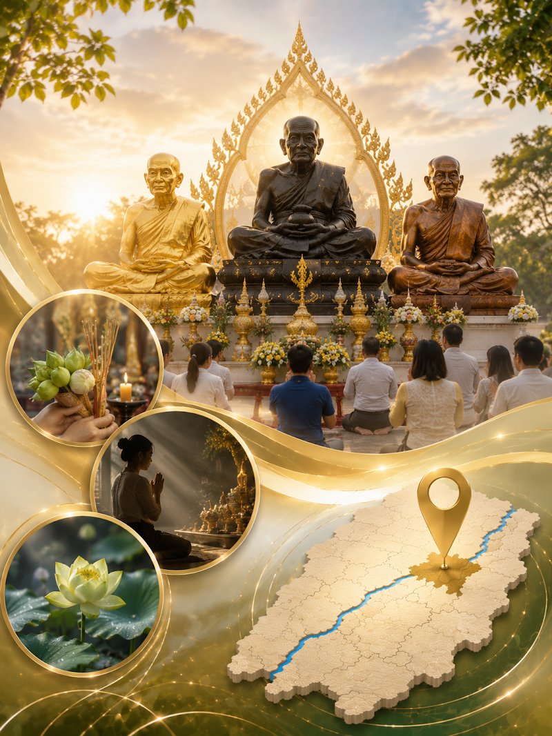 สถานธรรมสามหลวงพ่อ หลวงปู่ทวดบูรพา