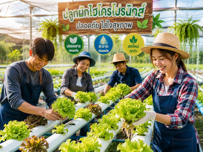 การปลูกผักไฮโดรโปรนิก