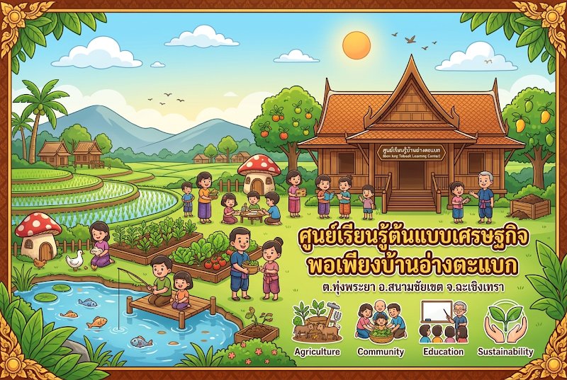 ศูนย์การเรียนรู้บ้านอ่างตะแบก(เศรษฐกิจพอเพียงต้นแบบ)