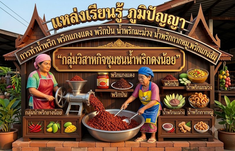 กลุ่มวิสาหกิจชุมชนน้ำพริกดงน้อย