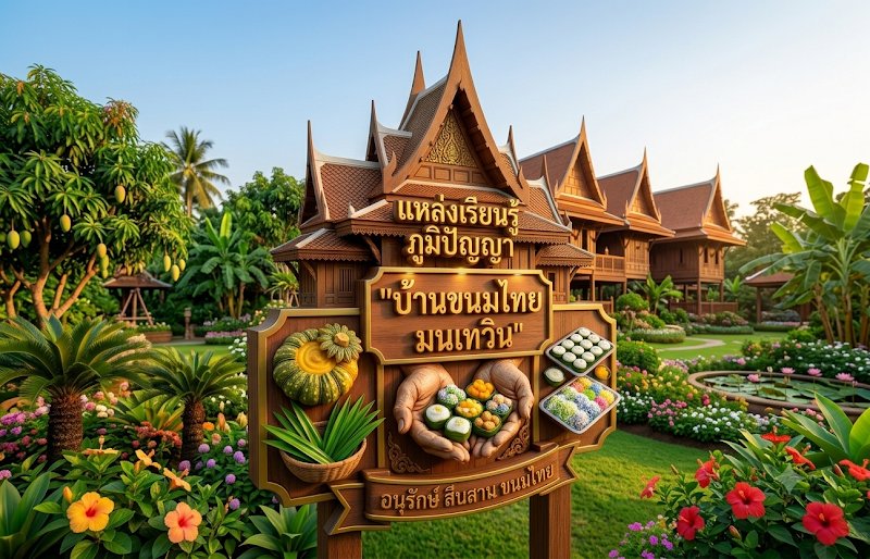 บ้านขนมไทย มนเทวิน
