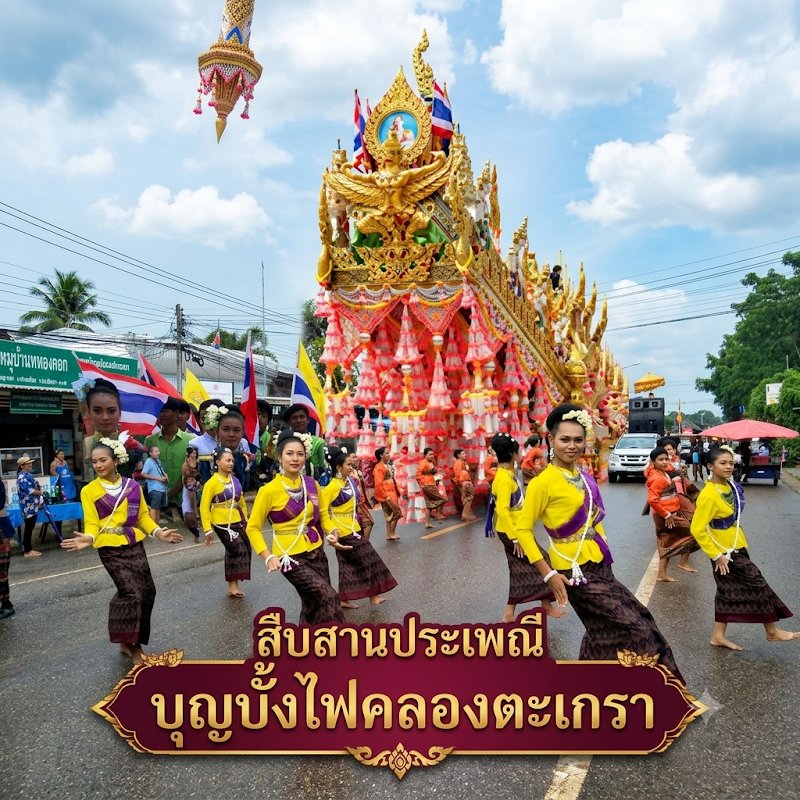 ประเพณีบุญบั้งไฟ
