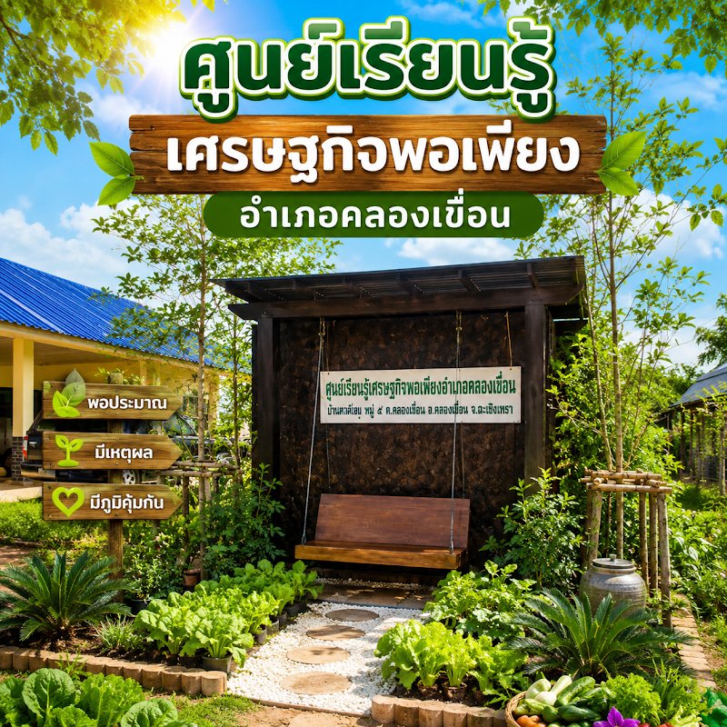 ศูนย์เรียนรู้เศรษฐกิจพอเพียงอำเภอคลองเขื่อน