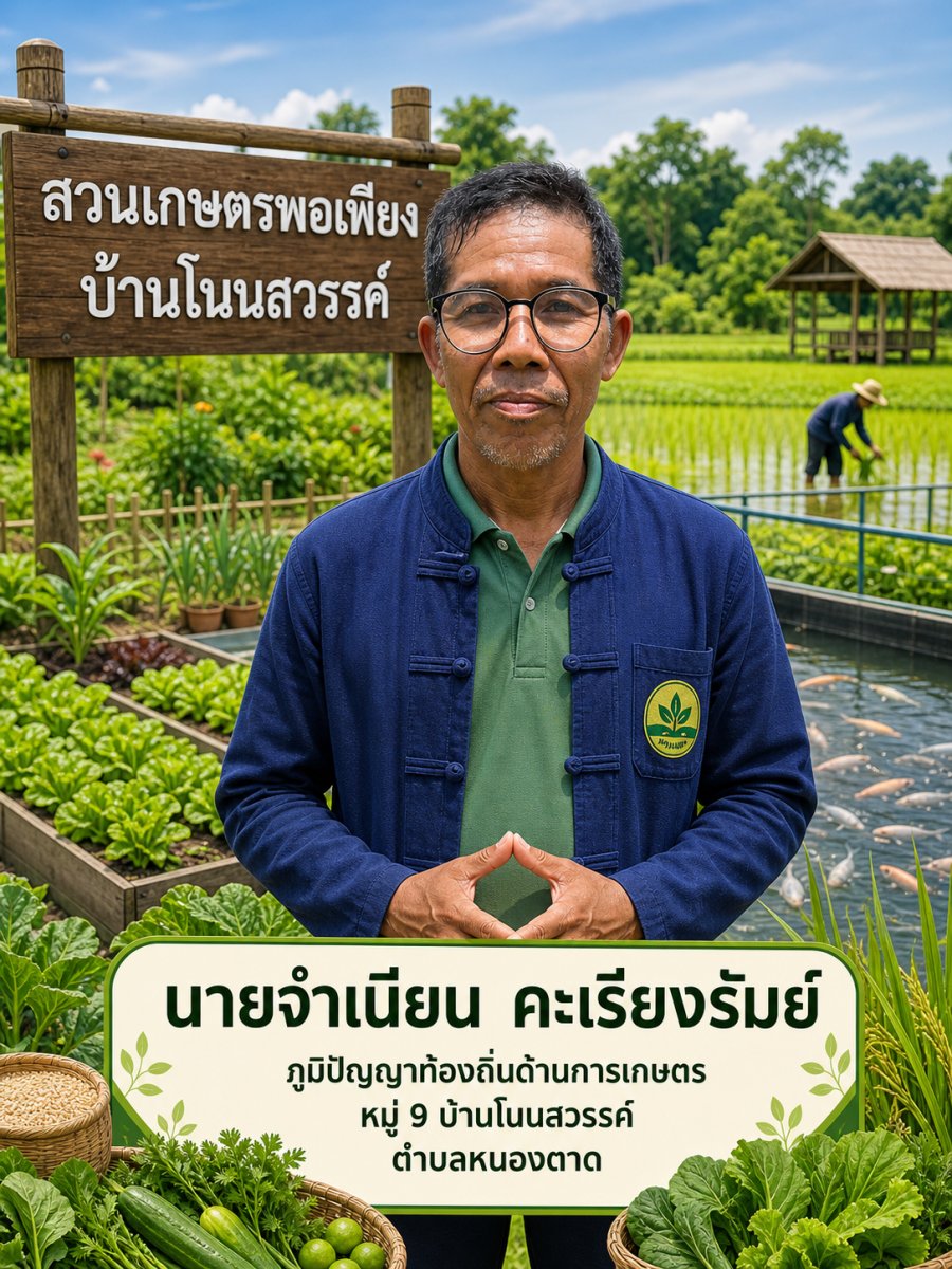 สวนเกษตรพอเพียงลุงจำเนียร