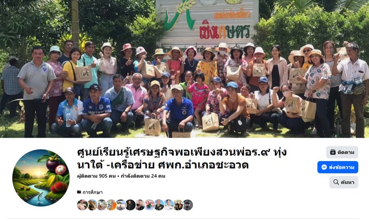 ศูนย์การเรียนรู้สวนพ่อ ร.๙ ทุ่งนาใต้ (ตำบลท่าประจะ)