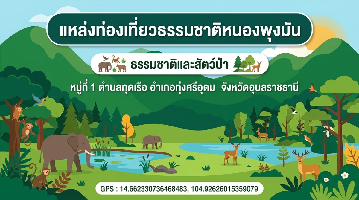 แหล่งท่องเที่ยวธรรมชาติหนองพุงมัน