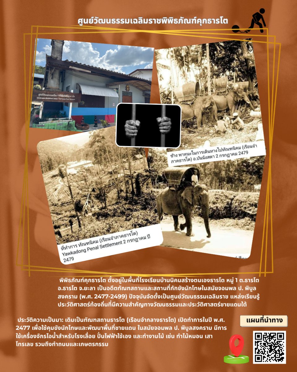 ศูนย์วัฒนธรรมเฉลิมราชพิพิธภัณฑ์คุกธารโต