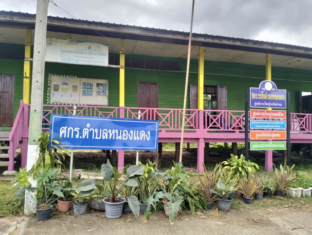 ศูนย์การเรียนรู้ระดับตำบลหนองแดง อำเภอนาเชือก จังหวัดมหาสารคาม