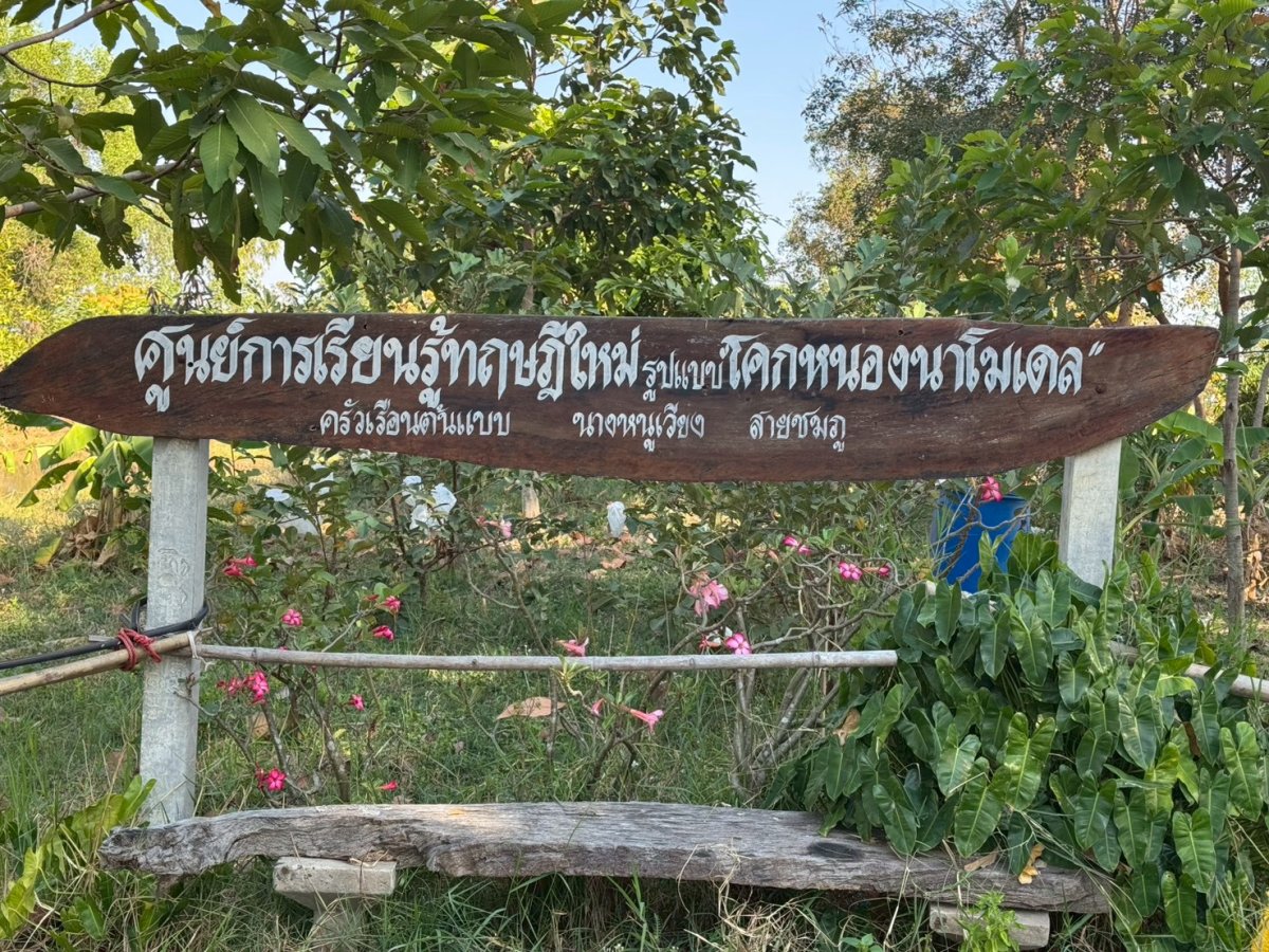 ศูนย์การเรียนรู้ทฤษฎีใหม่รูปแบบโคกหนองนาโมเดล