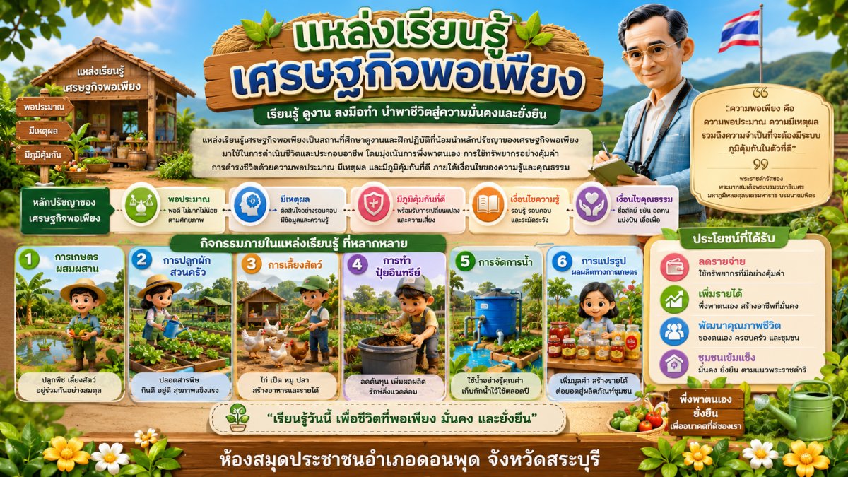 เศรษฐกิจพอเพียงตำบลบ้านหลวง