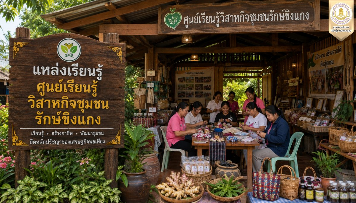 ศูนย์เรียนรู้สาหกิจชุมชนรักษ์ขิงแกง 