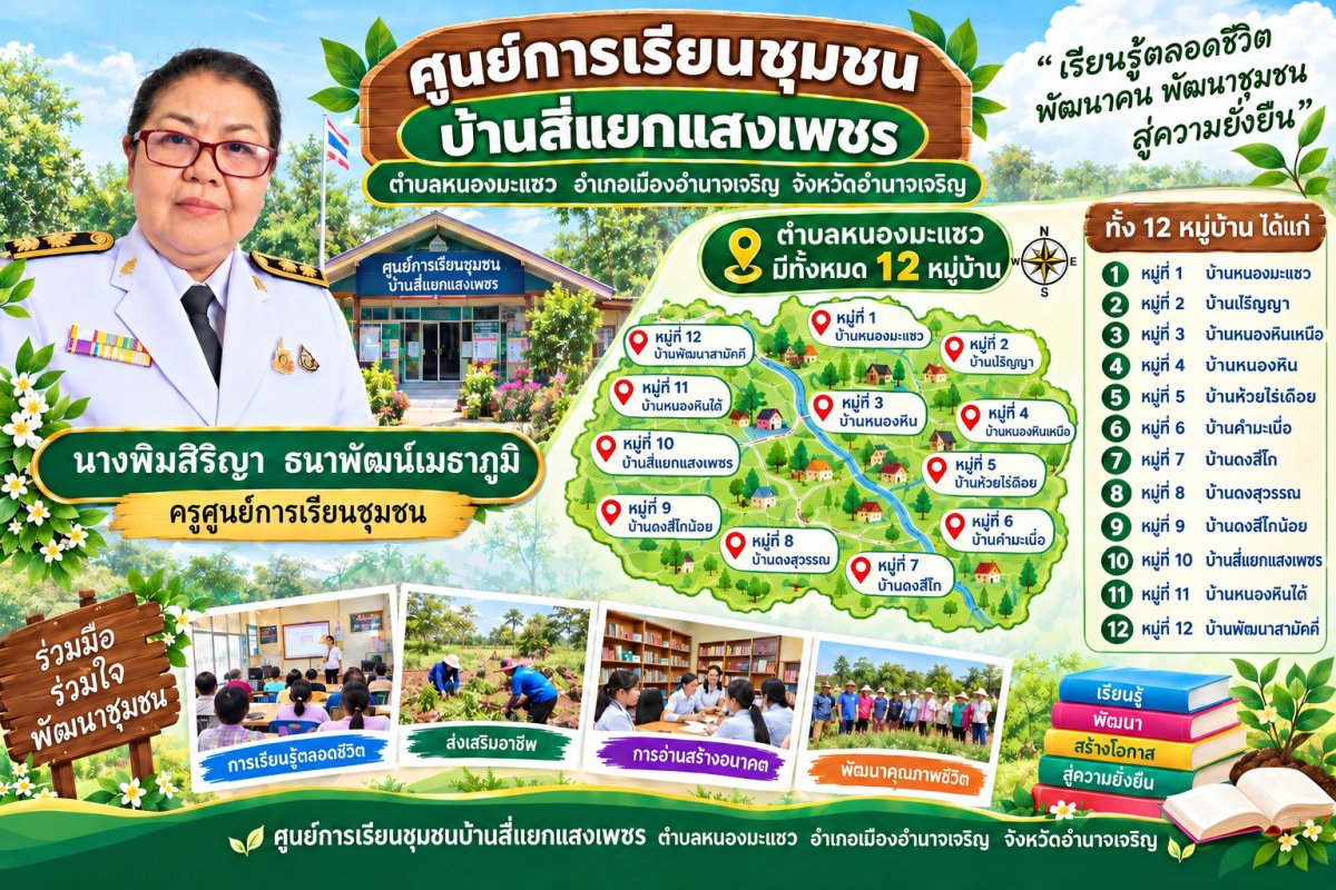 ศูนย์การเรียนชุมชนบ้านสี่แยกแสงเพชร