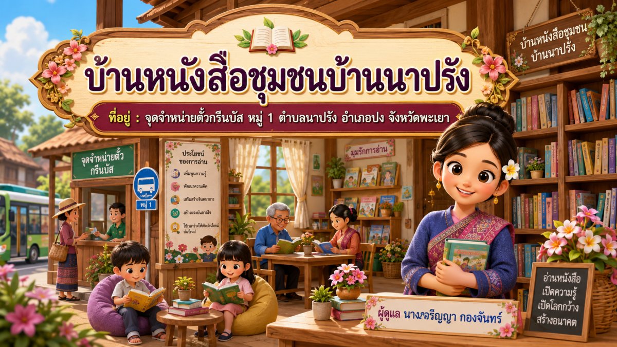 บ้านหนังสือชุมชนบ้านนาปรัง