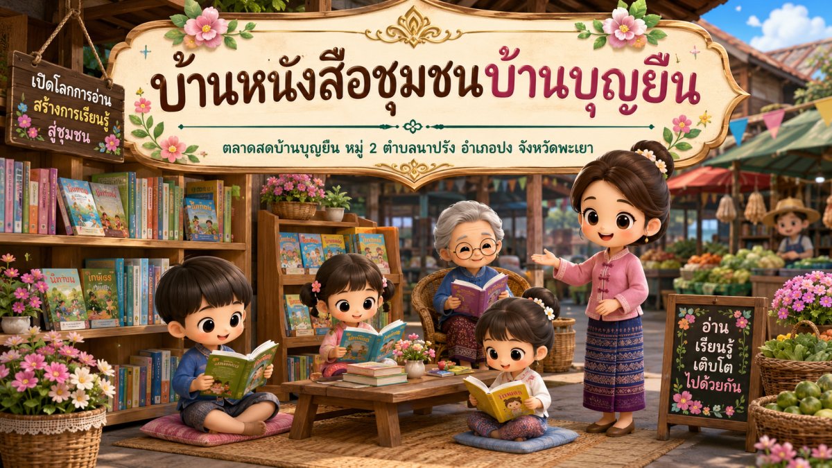บ้านหนังสือชุมชนบ้านบุญยืน