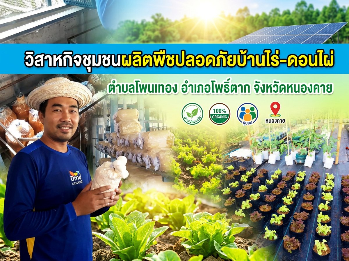 วิสาหกิจชุมชนผลิตพืชปลอดภัยบ้านไร่-ดอนไผ่